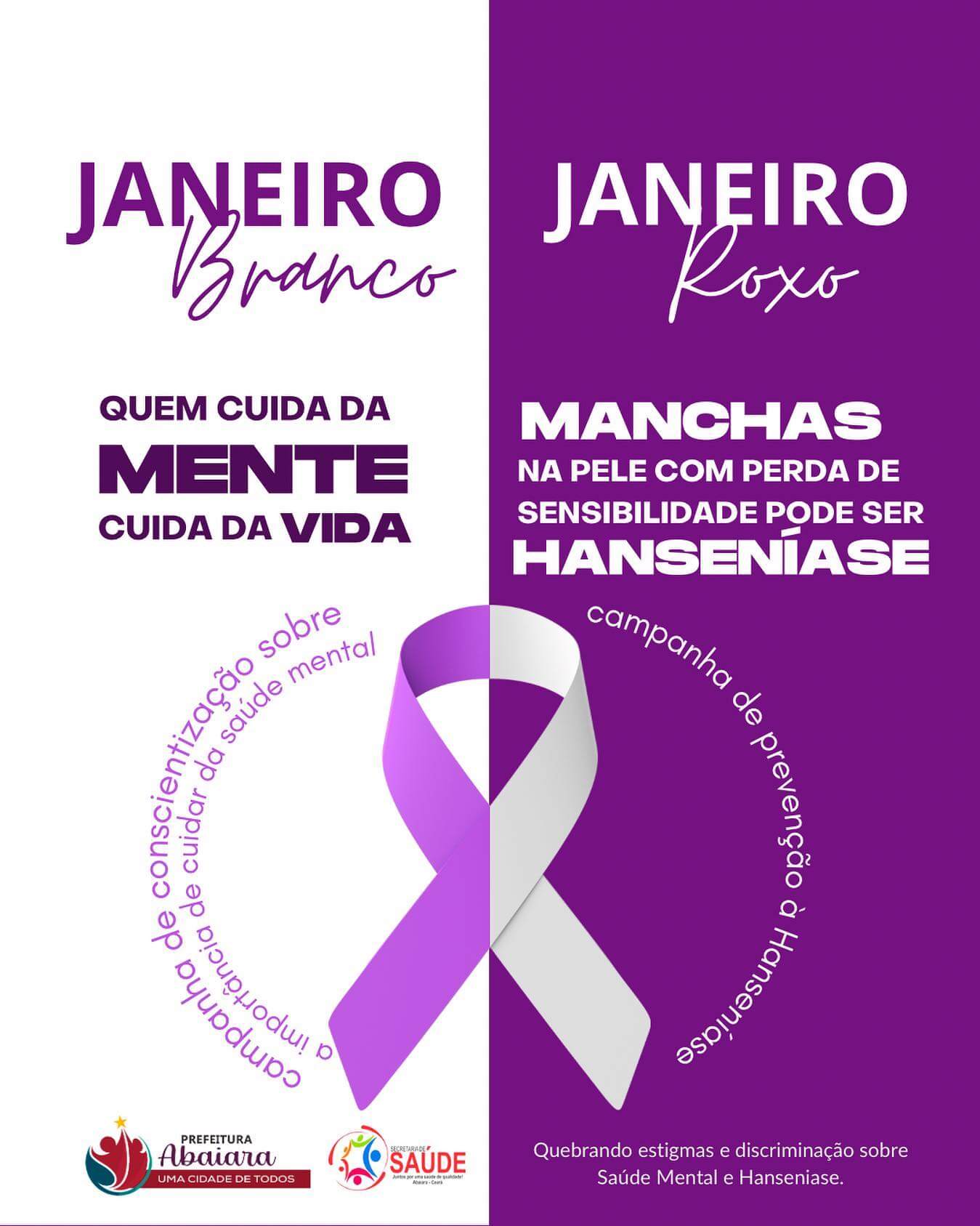 Campanha Janeiro Roxo chama a atenção para a hanseníase